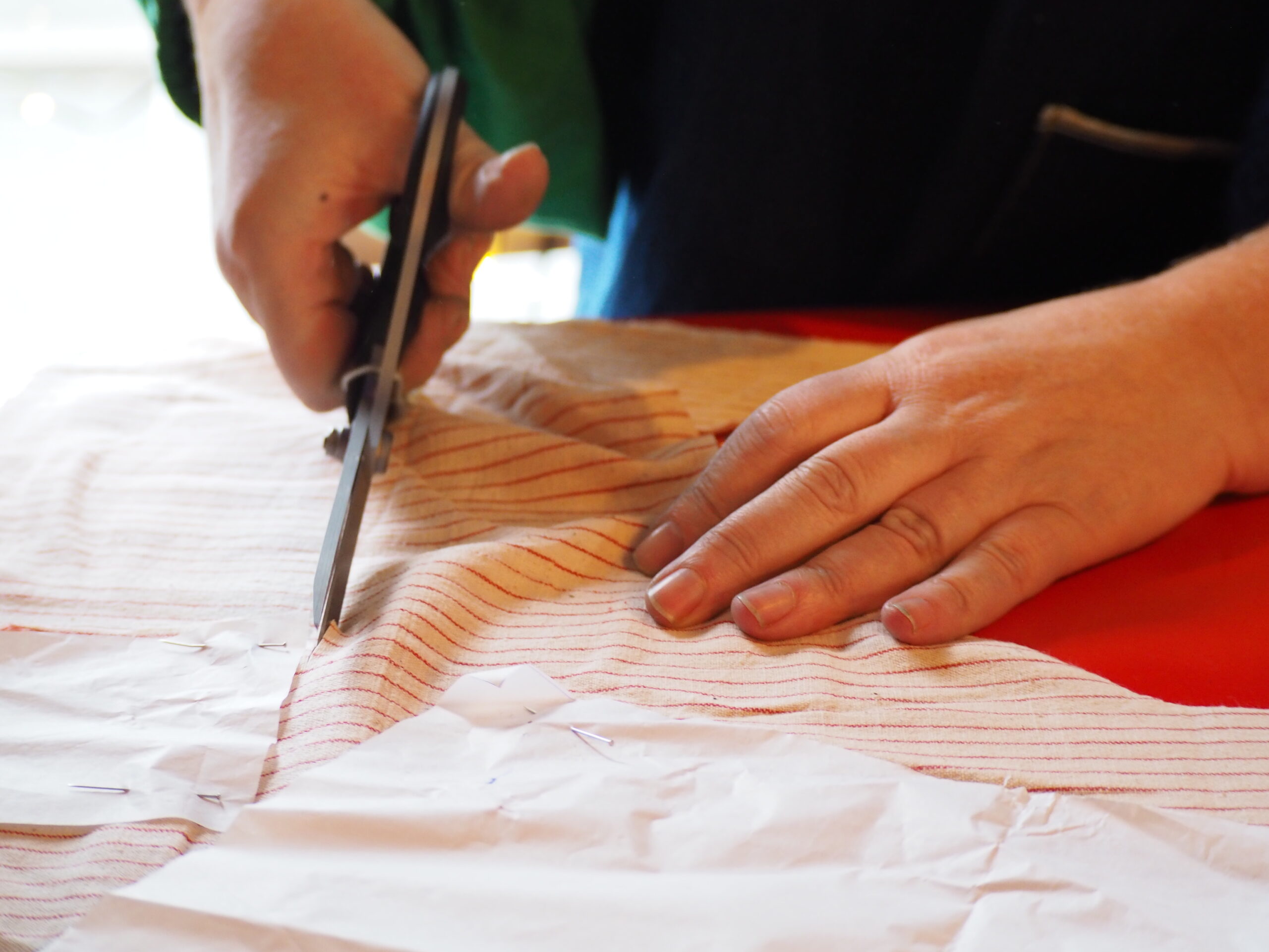 Stripete tekstiler appelerer spesielt til gründeren og designeren. Foto: Marte Østmoe